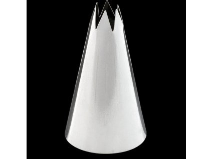 Dekoracyjna końcówka z sześcioma zębami