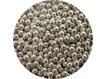 Perełki cukrowe srebrne małe