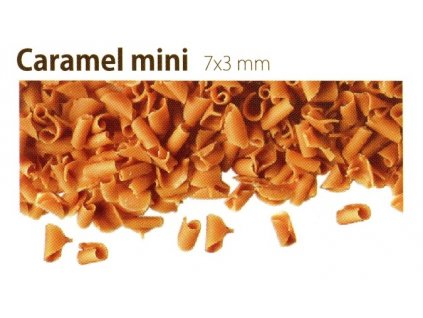 Wiórki czekoladowe karmelowe mini - 80g