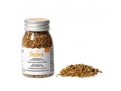 Czekoladowe łuski złote