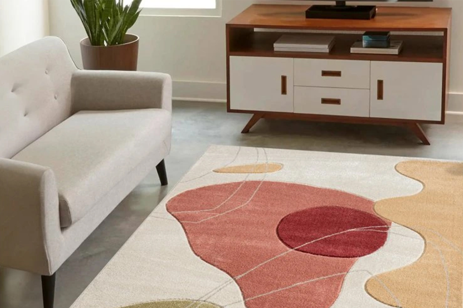 Moderní koberce do obývacího pokoje: Inspirace a tipy na kombinace.