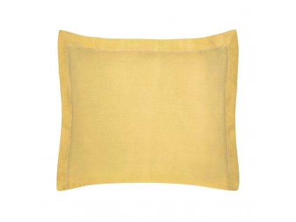 Povlak na polštář NOVA COLOUR 50x70cm+4cm hořčice žlutý