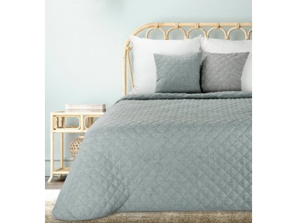 Přehoz na postel LEN1 mentolový