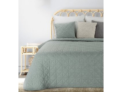 Přehoz na postel LEN2 mentolový