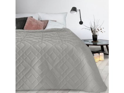 Přehoz na postel ve stříbrné barvě NHH-06