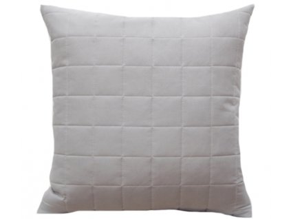 Prošívané povlečení na polštář JMA-03 - světle šedé