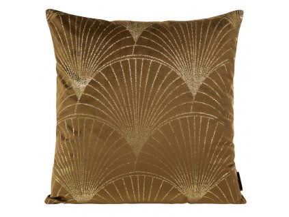 Sametový dekorační povlak na polštář BLINK21 45x45cm - hnědý