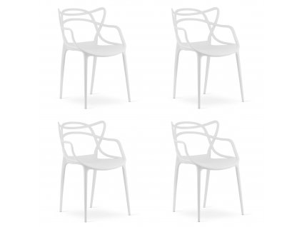 Kuchyňská židle Aspen bílá