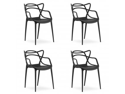 Kuchyňská židle Aspen černá