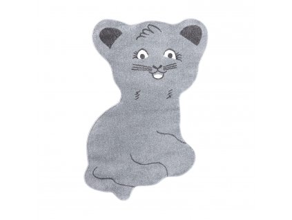 Dětský koberec ANIME šedá kočka vzor 894