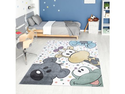 Dětský koberec ANIME se zvířátky vzor 913 1