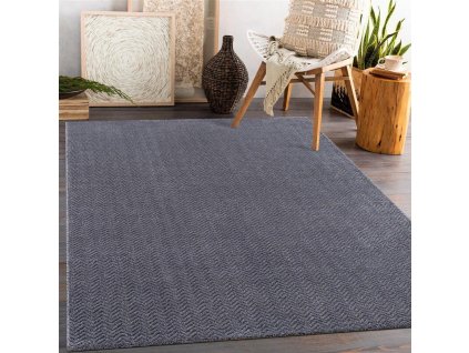Jednobarevný koberec FANCY 805 - šedý