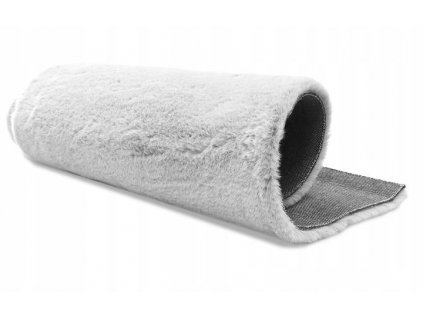 Kožešinový koberec OSLO - bílý