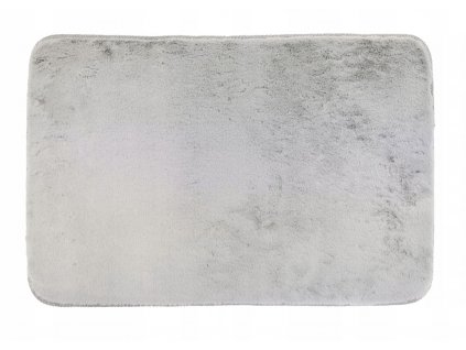 Kožešinový koupelnový kobereček OSLO světle šedý
