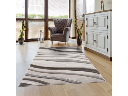 Moderní koberec NOA - vzor 9314 šedý