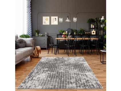 Moderní koberec NOA - vzor 9328 šedý