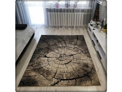 Vintage koberec Dřevo