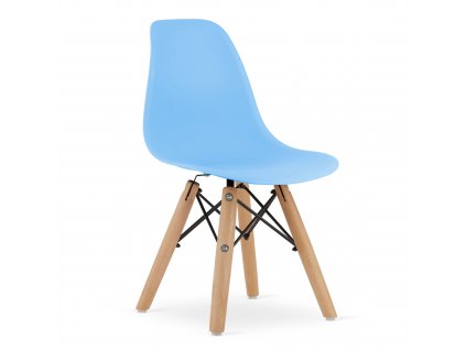 Dětská designová židle ENZO světle modrá
