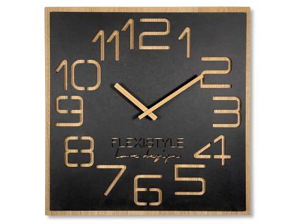 15721 5 moderne drevene hodiny eko digits 60cm