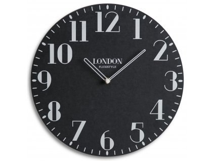 Moderní dřevěné hodiny Retro London 30cm