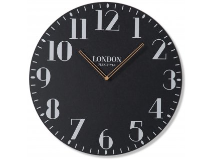 Moderní dřevěné hodiny Retro London 50cm