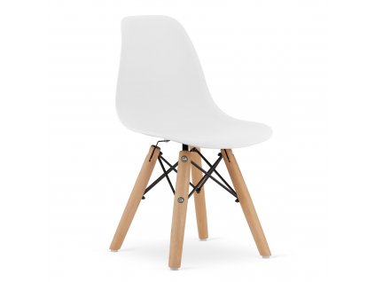 Dětská designová židle ENZO bílá