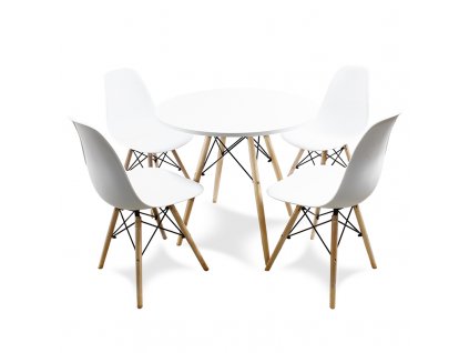 997425 sada bílých stolek stůl ve skandinavském stylu