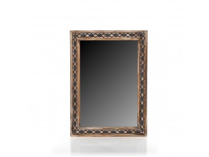 Zrcadlo v dřevěném rámu 48x66cm