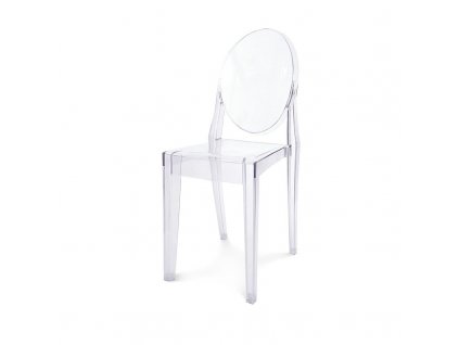 996948 stylová průsvitná židle luis ghost