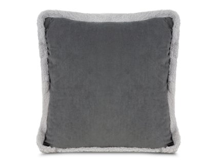 Dekorační povlak na polštář s kožešinou