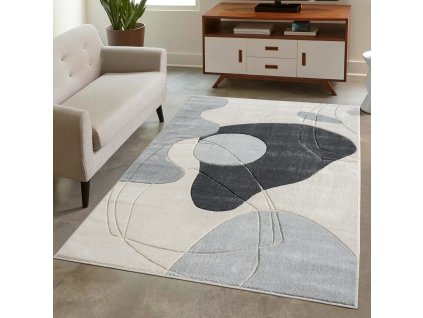 Moderní koberec BONITO 7158 šedý