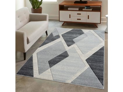 Moderní koberec BONITO 7167 šedý