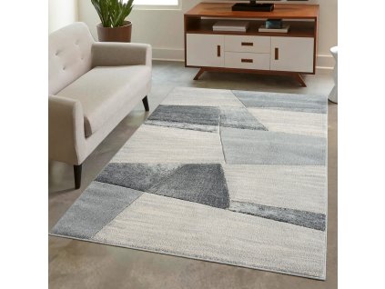 Moderní koberec BONITO 9053 šedý