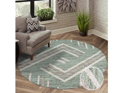 Moderní koberec LINDO 7590 zelený