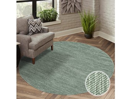 Moderní koberec LINDO 8843 zelený