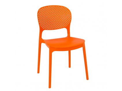 Plastová židle FLEX oranžová