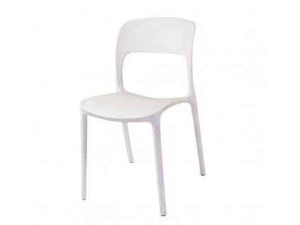 Plastová židle TREX bílá