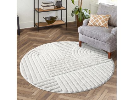 Kulatý koberec FOCUS 765 krémový
