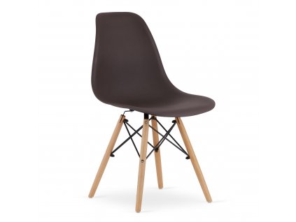 Designová židle ENZO L hnědá