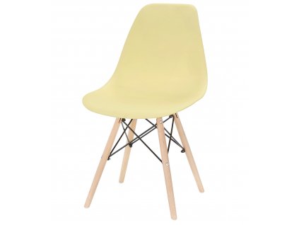 Designová židle ENZO L krémová