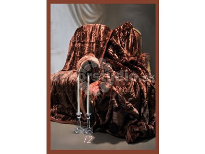 990846 akrylový přehoz na sedací soupravu vzor 12 tištěný vzor