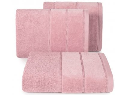 Bavlněný ručník R137-06 růžový