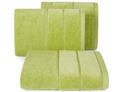 Bavlněný ručník R137-12 olivově zelený