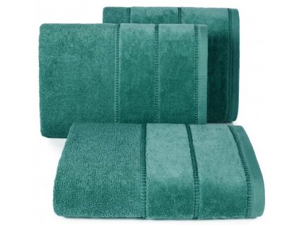 Bavlněný ručník R137-13 Tmavě zelený