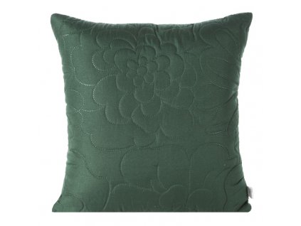 Dekorační povlak na polštář ALARA4 v tmavě zelené barvě