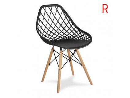 Designová židle OSLO černá