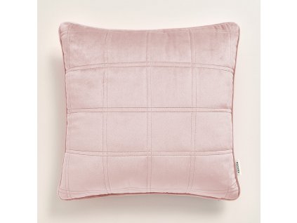 Dekorační povlak na polštář COLETTE - pudrově růžový 40x40cm
