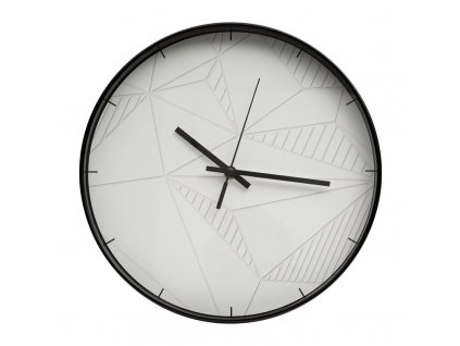 Dekorativní nástěnné hodiny s geometrickým motivem