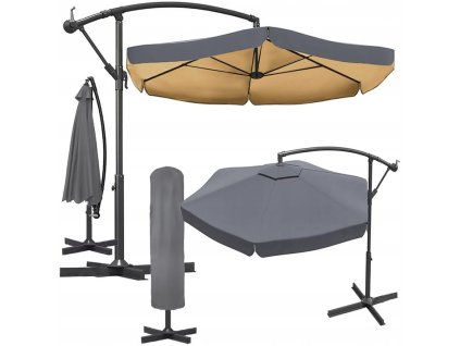 Velký zahradní slunečník - 350 cm