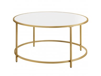 Kulatý konferenční stolek - zlatý LCT091A10